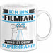 Filmfan Tasse Geschenk für Filmfan Geburtstag Lustiger Spruch Kaffee-Becher Was Ist Deine Superkraft Weiß Trendation