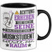 Musikstudent Geschenk Tasse Lustiger Spruch Erheben Sie Sich Der Musikstudent Betritt den Raum Schwarz Trendation