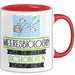 Meeresbiologin Weil Es Keinen Schöneren Beruf Gibt Tasse Geschenk für Eine Meeresbiologin Lustig Rot Trendation