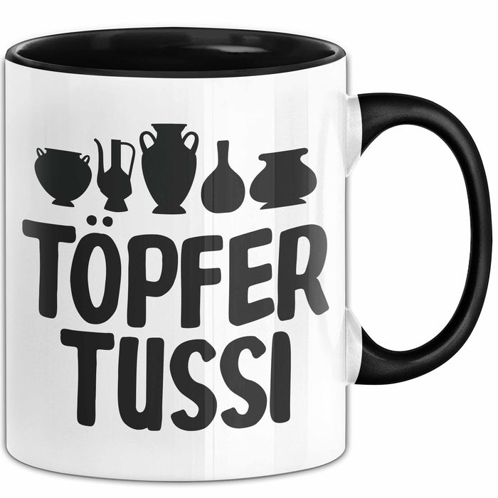 Töpferin Tasse Geschenk Töpfer Tussi Geschenkidee Töpfern Becher Trendation