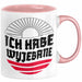 Polen Tasse Spruch Ich Habe Wyjebane Polska Geschenkdiee Kaffee-Becher Rosa Trendation