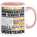 Hundegassi-Service Geschenk Kaffee-Tasse Geschenkidee für Hundegassi-Service Ich Bin Hundegassi-Service Ich Kann Es Dir Erklären Jedoch Nicht Für Dich Verstehen Spruch Lustig Rosa Trendation