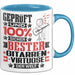 Gitarrenvirtuose Geschenk Lustiger Spruch für Gitarrenvirtuose Geschenkidee Bester Gitarrenvirtuose Der Welt Blau Trendation