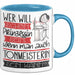 Tonmeisterin Tasse Geschenk Spruch Wer Will Schon Prinzessin Sein Wenn Man Auch Tonmeisterin Sein Kann Blau Trendation