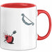 Bogenjäger Tasse Geschenkidee Bogenschütze Lustiger Spruch Geschenkidee Lustig Rot Trendation