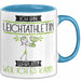 Leichtathletin Tasse Geschenk Ich Bin Leichtathletin Warum Weil Ich Es Kann Geschenkidee Geburtstag Blau Trendation