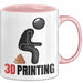 Humor Tasse Geschenk Figur 3DHaufen Witzige Geschenkidee Rosa Trendation
