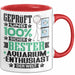 Aquarium-Enthusiast Geschenk Lustiger Spruch für Aquarium-Enthusiast Geschenkidee Bester Aquarium-Enthusiast Der Welt Rot Trendation