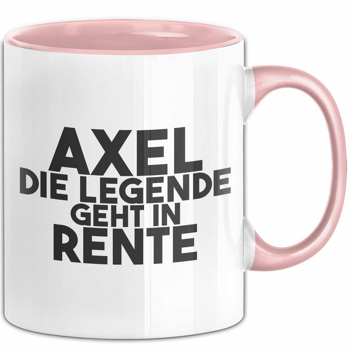 Axel Tasse Axel – Die Legende Geht In Rente Geschenk