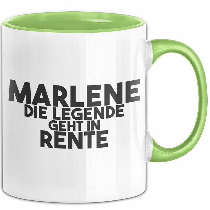 Marlene Tasse Marlene – Die Legende Geht In Rente Geschenk