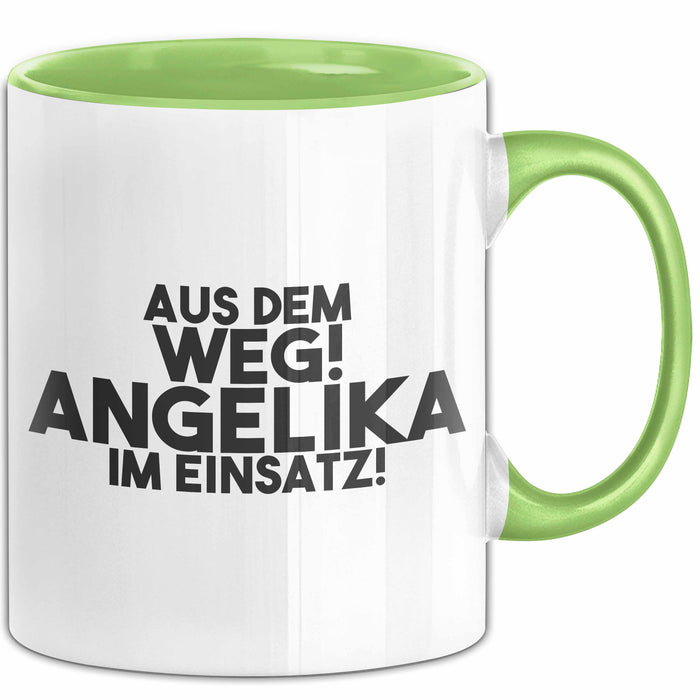 Angelika Tasse Aus Dem Weg! Angelika Im Einsatz! Geschenk