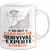 Survival-Experte Geschenk Tasse So Gut Kann Nur Ein Survival-Experte Aussehen Geschenkidee Kaffee-Becher Weiß Trendation