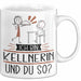 Kellnerin Tasse Geschenk Ich Bin Kellnerin Und Du So Geschenkidee Lustiger Spruch Becher Weiß Trendation