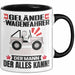 Geländewagenfahrer Tasse Geschenk für Geländewagenfahrer Der Mann Der Alles Kann Geschenkidee zum Geburtstag Schwarz Trendation