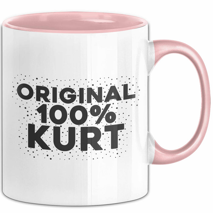 Kurt Tasse Original 100% Kurt Geschenk Rosa Trendation