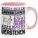 Sounddesigner Geschenk Tasse Geschenkidee für Sounddesigner Geburtstag Lustig Ich Bin Sounddesigner Ich Kann Es Dir Erklären Aber Nicht Für Dich Verstehen Rosa Trendation