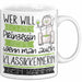 Klassikkennerin Tasse Geschenk Spruch Wer Will Schon Prinzessin Sein Wenn Man Auch Klassikkennerin Sein Kann Weiß Trendation