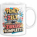 Bürokollege Tasse Geschenkidee Es Fehlt Nur Noch Das Zelt Weiß Trendation