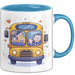 Busfahrer Tasse Geschenk Lustige Geschenkidee Spruch Für Öffentlichen Verkehr Helden Blau Trendation