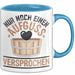 Lustige Tasse Geschenk Aufguss Versprochen Witziger Becher Blau Trendation