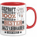 Jazz-Liebhaber Geschenk Lustiger Spruch für Jazz-Liebhaber Geschenkidee Bester Jazz-Liebhaber Der Welt Rot Trendation
