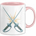 Fechter Tasse Geschenkidee für Schwertkampf Experten Rosa Trendation