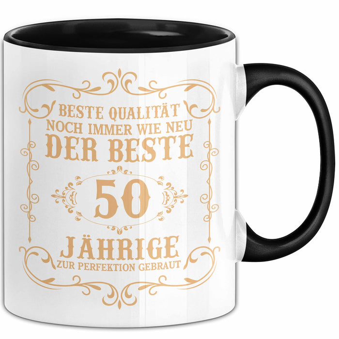 50er Geburtstag Geschenk Männer Vater Mann Noch Immer Der Beste 50-Jährige Zur Perfektion Gebraut Opa Trendation