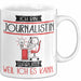 Journalistin Tasse Geschenk Ich Bin Journalistin Warum Weil Ich Es Kann Geschenkidee Geburtstag Weiß Trendation