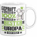 Uropa Geschenk Lustiger Spruch für Uropa Geschenkidee Bester Uropa Der Welt Weiß Trendation