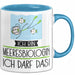 Geschenk für Meeresbiologin Tasse Lustige Geschenkidee Geburtstag Ich Bin Meeresbiologin Ich Darf Das Blau Trendation