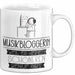 Musikbloggerin Weil Es Keinen Schöneren Beruf Gibt Tasse Geschenk für Eine Musikbloggerin Lustig Weiß Trendation