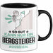 Bergsteiger Geschenk Tasse So Gut Kann Nur Ein Bergsteiger Aussehen Geschenkidee Kaffee-Becher Schwarz Trendation