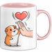Meerschweinchen Tierliebhaber Tasse Geschenk Lustige Geschenkidee Spruch Rosa Trendation