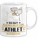 Athlet Geschenk Tasse So Gut Kann Nur Ein Athlet Aussehen Geschenkidee Kaffee-Becher Weiß Trendation