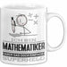 Mathematiker Geschenk Tasse Ich Bin Mathematiker Aber Sag Doch Einfach Superheld Lustige Geschenkdiee für Mathematiker Kaffee-Becher Weiß Trendation