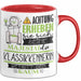 Klassikkennerin Tasse Geschenk Lustiger Spruch Bitte Erheben Sie Sich Seine Majestät Die Klassikkennerin Betritt Den Raum Rot Trendation