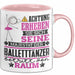 Balletttänzer Geschenk Tasse Lustiger Spruch Erheben Sie Sich Der Balletttänzer Betritt den Raum Rosa Trendation