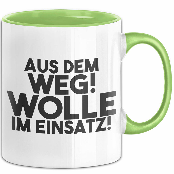 Wolle Tasse Aus Dem Weg! Wolle Im Einsatz! Geschenk