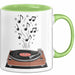 Vinyl Liebhaber Tasse Geschenk Lustige Geschenkidee Spruch Für Platten Sammler Grün Trendation