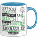 Hundemasseurin Geschenk Becher Tasse Gott Schuf Alle Menschen Gleich Nur Die Besten Durfeten Hundemasseurin Werden Geschenkidee Lustig Blau Trendation