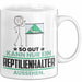 Reptilienhalter Geschenk Tasse So Gut Kann Nur Ein Reptilienhalter Aussehen Geschenkidee Kaffee-Becher Weiß Trendation