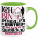 Immobilienkauffrau Ausbildung Start Geschenk Tasse Ich Bin Immobilienkauffrau In Der Ausbildung Ich Darf Das Kaffee-Becher Geschenkidee Grün Trendation