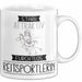 Reitsportlerin Tasse Geschenk Becher Stark Attraktiv Furchtlos Reitsportlerin Lustige Geschenkidee Weiß Trendation