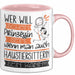 Haustiersitterin Tasse Geschenk Spruch Wer Will Schon Prinzessin Sein Wenn Man Auch Haustiersitterin Sein Kann Rosa Trendation