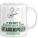 Gitarrenspieler Geschenk Tasse So Gut Kann Nur Ein Gitarrenspieler Aussehen Geschenkidee Kaffee-Becher Weiß Trendation