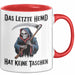 Sensenmann Tasse Geschenk Lustige Geschenkidee Spruch Das Letzte Hemd Hat Keine Taschen Rot Trendation