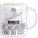 Snowboarderin Tasse Geschenk Ich Bin Snowboarderin Und Du So Geschenkidee Lustiger Spruch Becher Weiß Trendation