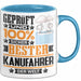 Kanufahrer Geschenk Lustiger Spruch für Kanufahrer Geschenkidee Bester Kanufahrer Der Welt Blau Trendation