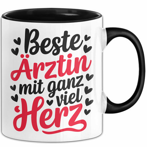 Krankenhaus Tasse Geschenk Beste Aerztin Mit Ganz Viel Herz Geschenkidee Geburtstag Aerztin Trendation