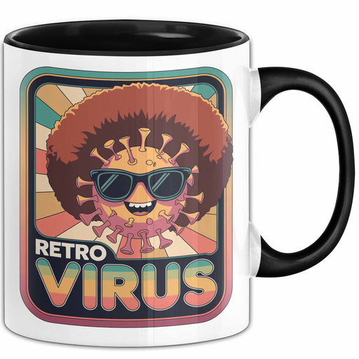 Computerprogrammierer Softwareingenieur Tasse Geschenk Lustige Geschenkidee Spruch Retro Virus Trendation
